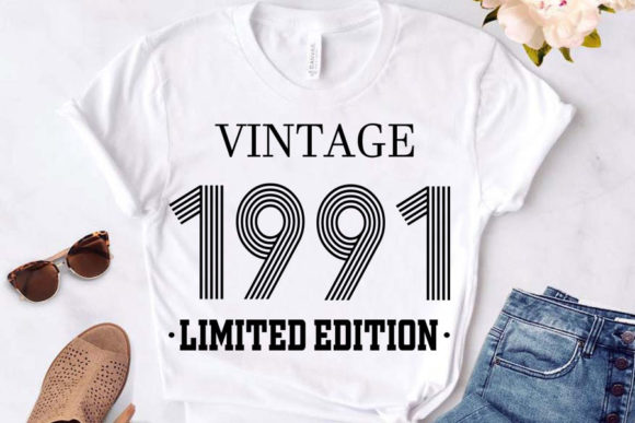 Download Vintage Since 1991 Svg, Birthday Svg, 31 - 1991 Collection