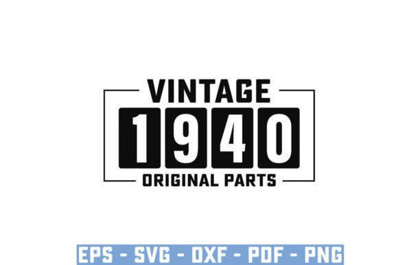 Download Vintage 1940 Original Parts Funny Svg - 1940 Collection
